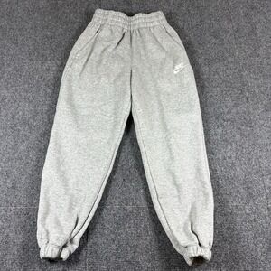 Nike Kids Unisex Loose Fit Sweat Pants‎ Heather Gray Size XS FD2933-063